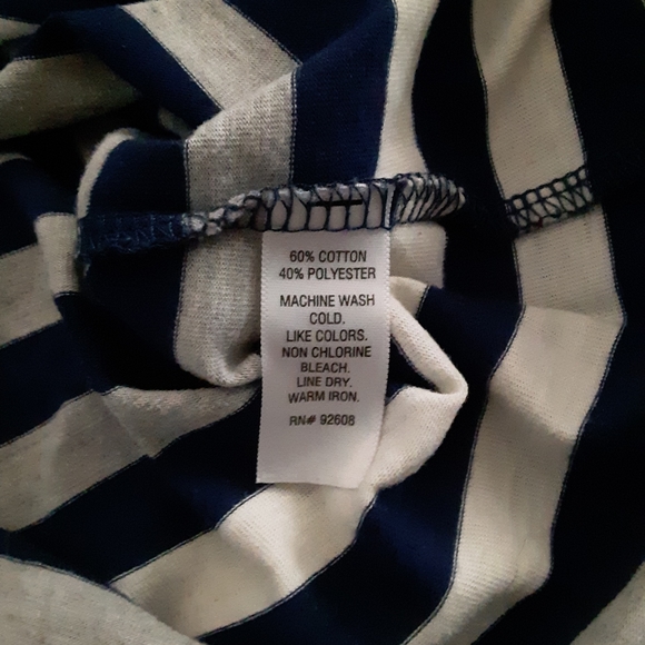 Passports striped shirt, size small - Picture 6 of 6